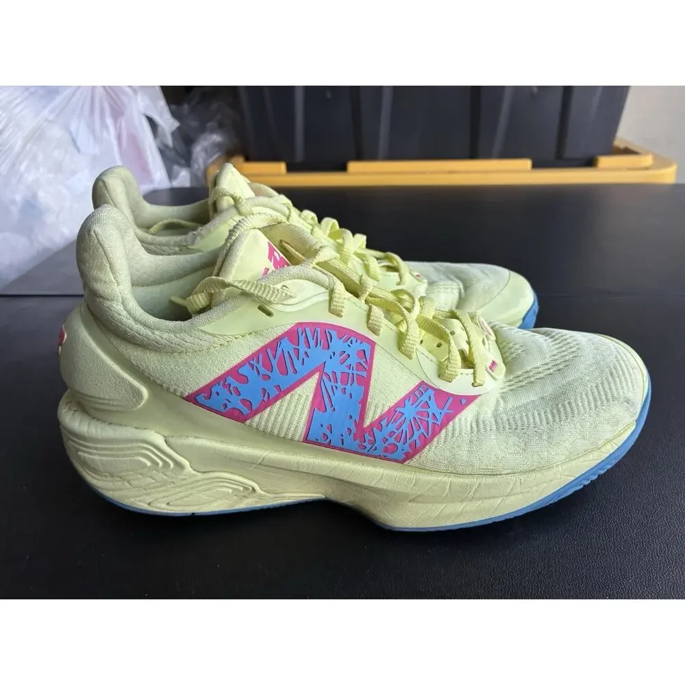 New Balance Two WXY v5 Limelight Azure Basketball Shoes BB2WYYL5 Men’s Size 8.5